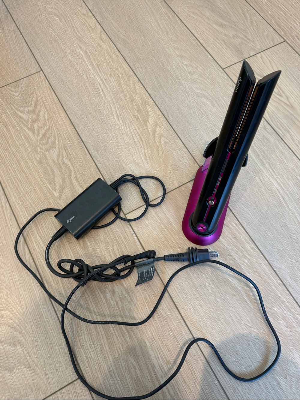 Dyson Black and Magenta Hair Styler